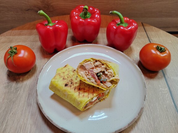 Шаурма Гавайская с курицей